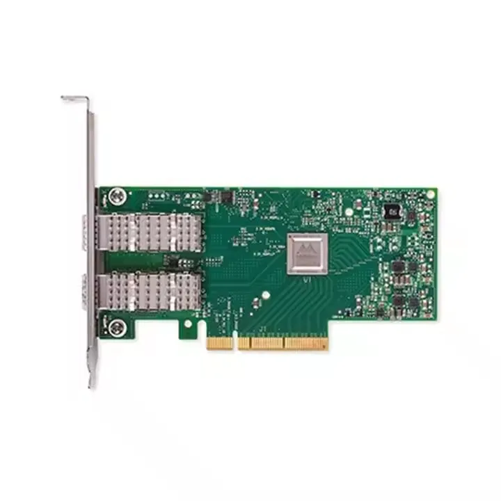 Nvidia MCX631432an-Adab Connectx-6 Lx En แอดอปเตอร์การ์ด 25GB Ocp30, ด้วยการจัดการ Host, Dual-Port SFP28, Pcie 4.0 X8, ไม่มี Crypto, Thumbscrew (Pull Tab) Bracke 0
