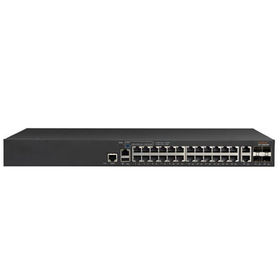 24P 4X1G สวิตช์เครือข่าย Ruckus ICX7150 10/100 / 1000Mbps RJ-45 PoE 370W