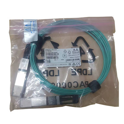 Nvidia Mfs1s00-Hxxxv 200GB/S Qsfp56 Mmf Aoc Mfs1s00-H010e สายเคเบิลใยแก้วนำแสงแบบแอคทีฟ, สูงสุด 200gbps, Qsfp56 ถึง Qsfp56