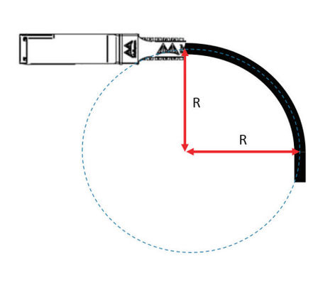 100g QSFP28 สายเคเบิล Mellanox DAC อีเธอร์เน็ต MCP2M00-A005 25GbE 5 ม.