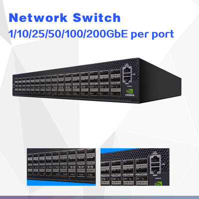 สวิตช์เครือข่าย Mellanox Open 2U 100GbE MSN4600-CS2FC พร้อม Cumulus Ethernet