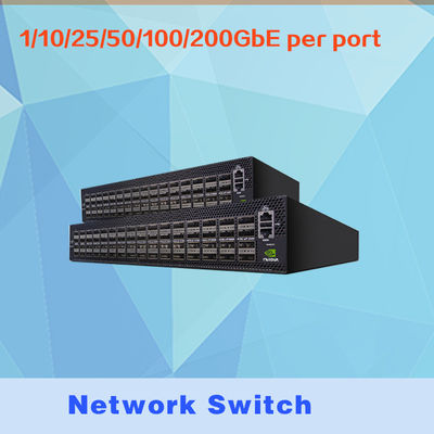 สวิตช์เครือข่าย Mellanox Open 2U 100GbE MSN4600-CS2FC พร้อม Cumulus Ethernet