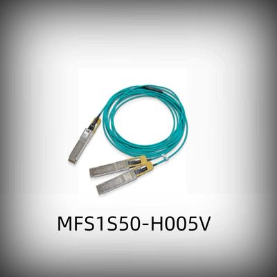 สาย AOC Mellanox MFS1S00-H020E ความหน่วงต่ำ, สายแยก Ethernet 200GbE เป็น 2x100GbE, 20 เมตร