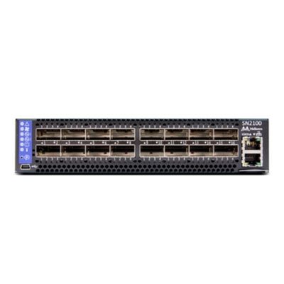 MSN2100-CB2F Mellanox Ethernet Switches ครึ่งความกว้าง 10/25GbE และ 100GbE