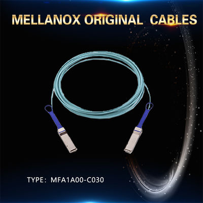MFS1S00-H030V ((980-9I440-00H030) Aoc Network Cable IB HDR ถึง 200Gb/S QSFP56 30m 200GBase-AOC QSFP56 ถึง QSFP56