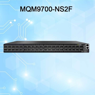 MQM9790-NS2F Mellanox Network Switch P2C Airflow 64 Port NDR 32 OSFP Port ไม่จัดการ