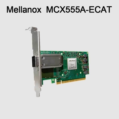 MCX555A-ECAT การ์ดเครือข่าย Mellanox ConnectX-5 VPI อะแดปเตอร์ EDR / 100GbE