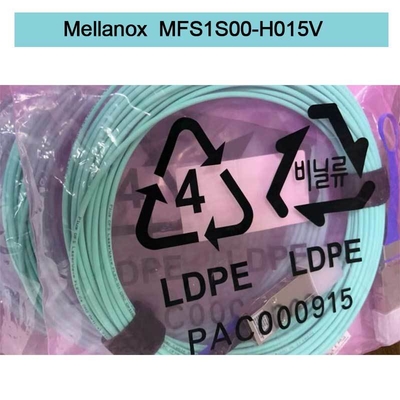 สายเคเบิล Mellanox AOC DAC MFS1S00-H015V สายเคเบิลไฟเบอร์ Aoc การเชื่อมต่อศูนย์ข้อมูลที่รวดเร็วและมีประสิทธิภาพ 100GbE 25GbE