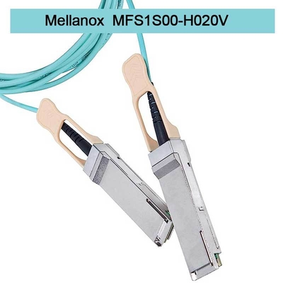 MFS1S00-H020V ((980-9I45T-00H020) Mellanox Aoc Cable Ethernet 200GbE QSFP56 สายไฟฟ้าออปติกแอคทีฟ