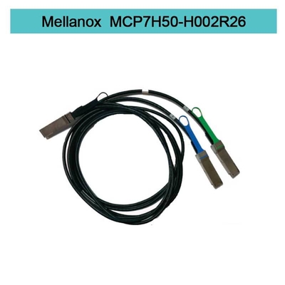 MCP7H50-H002R26 สายเคเบิล Mellanox Infiniband 200Gb/S ถึง 2x100Gb/S 2.0 ม.