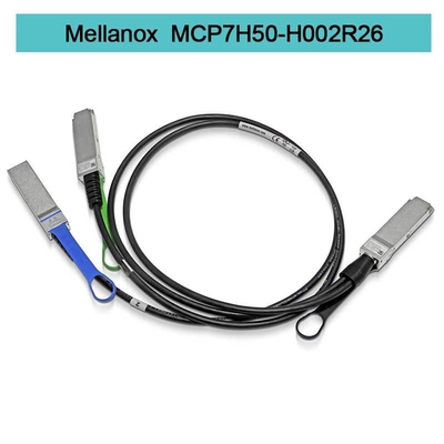 MCP7H50-H002R26 สายเคเบิล Mellanox Infiniband 200Gb/S ถึง 2x100Gb/S 2.0 ม.
