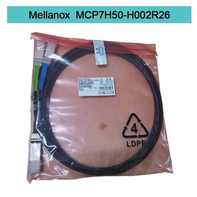 MCP7H50-H002R26 สายเคเบิล Mellanox Infiniband 200Gb/S ถึง 2x100Gb/S 2.0 ม.