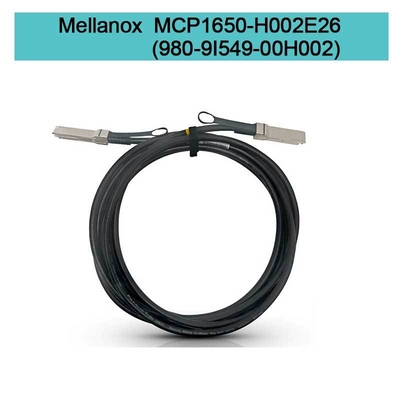 MCP1650-H002E26 ((980-9I549-00H002) Mellanox Dac Cable ทองแดง passive Ib HDR ถึง 200GB/S Qsfp56 2M