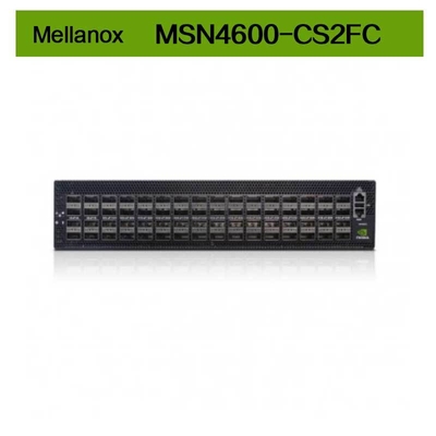 สวิตช์เครือข่าย Mellanox Open 2U 100GbE MSN4600-CS2FC พร้อม Cumulus Ethernet