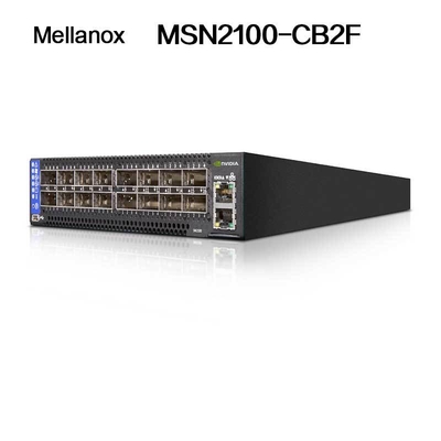 MSN2100-CB2F Mellanox Ethernet Switches ครึ่งความกว้าง 10/25GbE และ 100GbE
