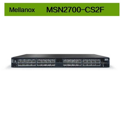 MSN2700-CS2F Mellanox Switch Spectrum พื้นฐาน 32 Port 100GbE พลาตฟอร์มเอเธิร์นเปิด