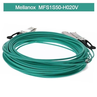 ตัวแยก IB HDR MMF Mellanox AOC Cable MFS1S50-H020V (QSFP56 ถึง 2xQSFP56)