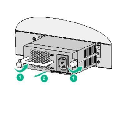 โมดูลจ่ายไฟ AC H3c Psr650c-12A รองรับไฟ AC 650W 650W กล่อง
