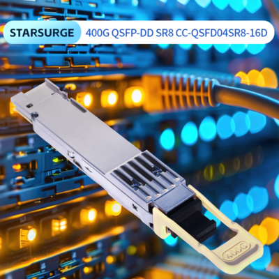 โมดูลรับส่งสัญญาณออปติคัล Qsfp-DD Sr8 ความเร็วสูง 400g สำหรับศูนย์ข้อมูล 400g Qsfp-DD Sr8 Optical Transceiver