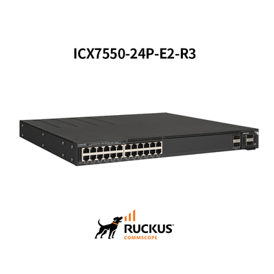 สวิตช์ Ruckus Icx7550-24p สำหรับการจัดการเครือข่าย: สวิตช์ระดับองค์กรประสิทธิภาพสูง