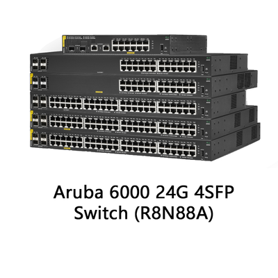 Hpe Aruba Networking Cx 6000 24G 4SFP Switch (R8N88A) New and original