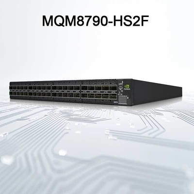 40 Port QSFP56 Mellanox Quantum Hdr Infiniband Switch 200 Gbps MQM8790-HS2F การปรับเปลี่ยนความถี่
