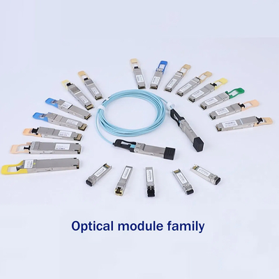 โมดูลรับส่งสัญญาณออปติคัล 200G QSFP56 SR4 CDR ระยะ 100 เมตร บนไฟเบอร์ Om4 / 70 เมตร บนไฟเบอร์ Om3 การเชื่อมต่อความเร็วสูงสำหรับศูนย์ข้อมูล