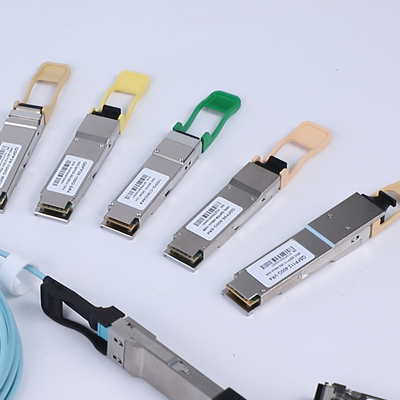 โมดูลรับส่งสัญญาณออปติคัล 200G QSFP56 SR4 CDR ระยะ 100 เมตร บนไฟเบอร์ Om4 / 70 เมตร บนไฟเบอร์ Om3 การเชื่อมต่อความเร็วสูงสำหรับศูนย์ข้อมูล