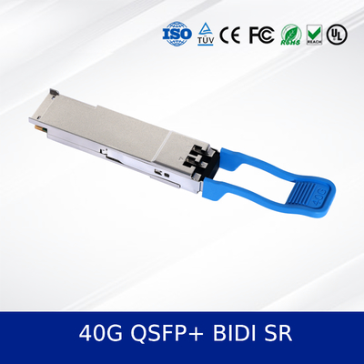 อีเธอร์เน็ตประสิทธิภาพสูง 40g Qsfp+ Bidi 850/908nm 40G QSFP+ BIDI SR โมดูลรับส่งสัญญาณออปติคัล Qsfp+ Bidi Module