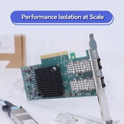 การ์ดเครือข่าย Mellanox 10gb MCX653105A-ECAT-SP MCX653106A-ECAT