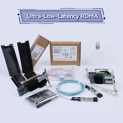 การ์ดเครือข่าย Mellanox 10gb MCX653105A-ECAT-SP MCX653106A-ECAT