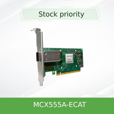 MCX555A-ECAT การ์ดเครือข่าย Mellanox ConnectX-5 VPI อะแดปเตอร์ EDR / 100GbE