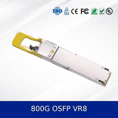 เครื่องรับสัญญาณ Osfp Vr8 ระดับความทันสมัย 800g สําหรับเครือข่ายที่มีประสิทธิภาพสูง