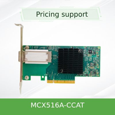 CX516A ConnectX-5 100GbE MCX516A-CCAT โพร์ตคู่ QSFP28 PCI-E