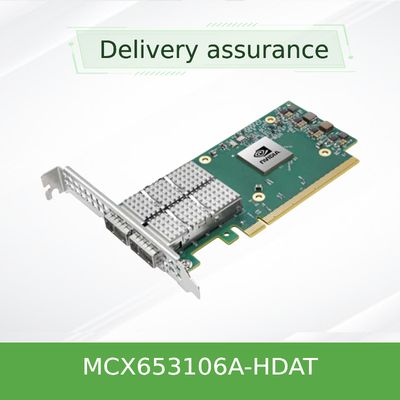 MCX653106A-HDAT-SP การ์ดเครือข่าย Mellanox 200gbe อะแดปเตอร์ ConnectX-6 VPI