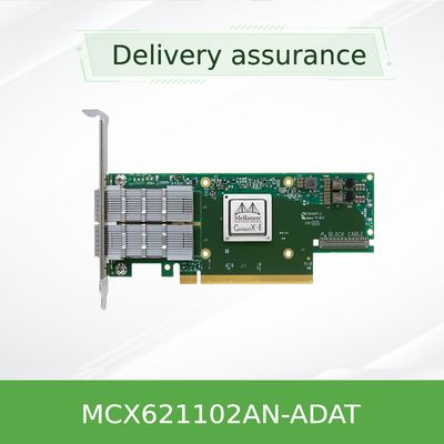 MCX621102AN-ADAT 25GbE อะแดปเตอร์การ์ดเครือข่าย Mellanox ConnectX-6 DX EN SFP28
