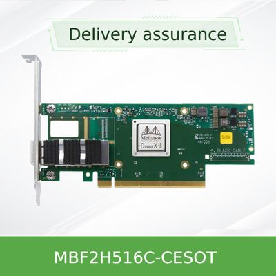 บัตรเครือข่าย Mellanox Bluefield-2 2.75GHz Dpu สําหรับการจัดการข้อมูลที่ขยาย Mbf2h516c-Cesot