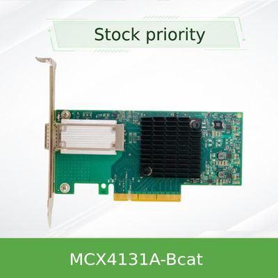 การ์ดเครือข่าย Mellanox ใหม่ของแท้ อะแดปเตอร์ Nvidia MCX4131A-Bcat Connectx-4 Infiniband