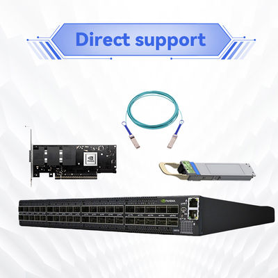 MQM8700-HS2F Mellanox Network Switch เร่งความเร็วแอปพลิเคชัน HPC และ AI