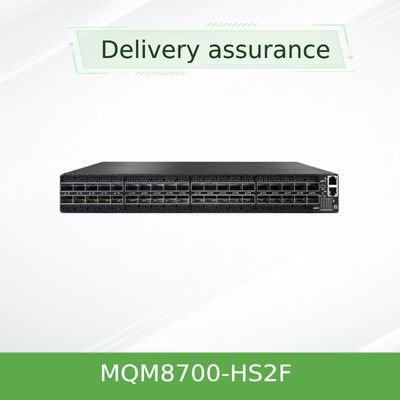 สวิตช์ Infiniband HDR ที่มีการจัดการเครือข่าย Mellanox 200gb Switch MQM8700 40 พอร์ต MQM8700-HS2F(920-9B110-00FH-0MD)