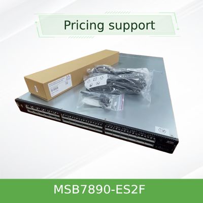 IB 2 EDR 1U สวิตช์เครือข่าย Mellanox 36 พอร์ต QSFP28 MSB7890-ES2F