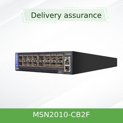 18 พอร์ต SFP28 พอร์ตสวิตช์เครือข่ายโอเพ่นซอร์ส Mellanox บน Linux MSN2010-CB2F 25GbE / 100GbE