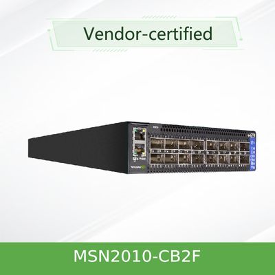 MSN2010-CB2F สวิตช์อีเธอร์เน็ตสเปกตรัม 25GbE / 100GbE 1U เปิด