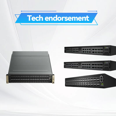 สวิตช์เครือข่าย Mellanox Open 2U 100GbE MSN4600-CS2FC พร้อม Cumulus Ethernet