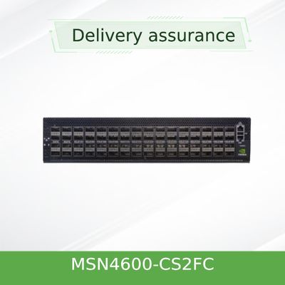 สวิตช์เครือข่าย Mellanox Open 2U 100GbE MSN4600-CS2FC พร้อม Cumulus Ethernet