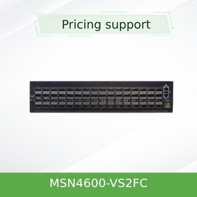 สวิตช์เครือข่าย Mellanox Open Ethernet MSN4600-VS2FC Spectrum-3 Based 200gbe 2u