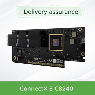 Nvidia Connectx-8 Supernic Dual-Port Qsfp112infiniband: Ndr Ib (ค่าเริ่มต้น) Ethernet: 400gbe C8240 900-9X81q-00cn-St0