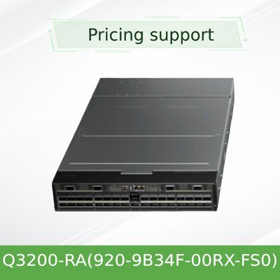 Nvidia Q3200-Ra Quantum-3 สวิตช์อินฟินแบนด์ Xdr ที่ติดกันสองตัว พร้อมการสนับสนุน Vlan 2u 36 Xdr Port 18 Osfp Cages