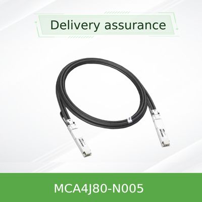 Mellanox DAC Cable MCA4J80-N005 สายเคเบิลทองแดงที่ทํางาน IB Twin Port NDR 800Gb/s OSFP 5 เมตร