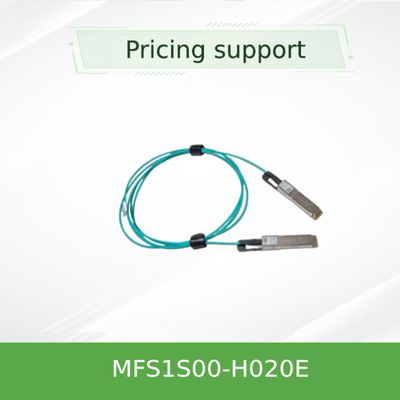สาย AOC Mellanox MFS1S00-H020E ความหน่วงต่ำ, สายแยก Ethernet 200GbE เป็น 2x100GbE, 20 เมตร